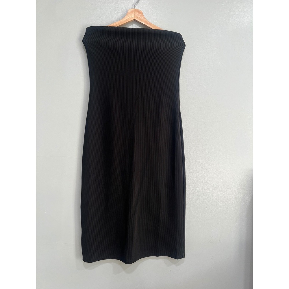 OFFLINE By Aerie Stripe Rib Night Out Midi Tube Dress Size L - Picture 4 of 12
